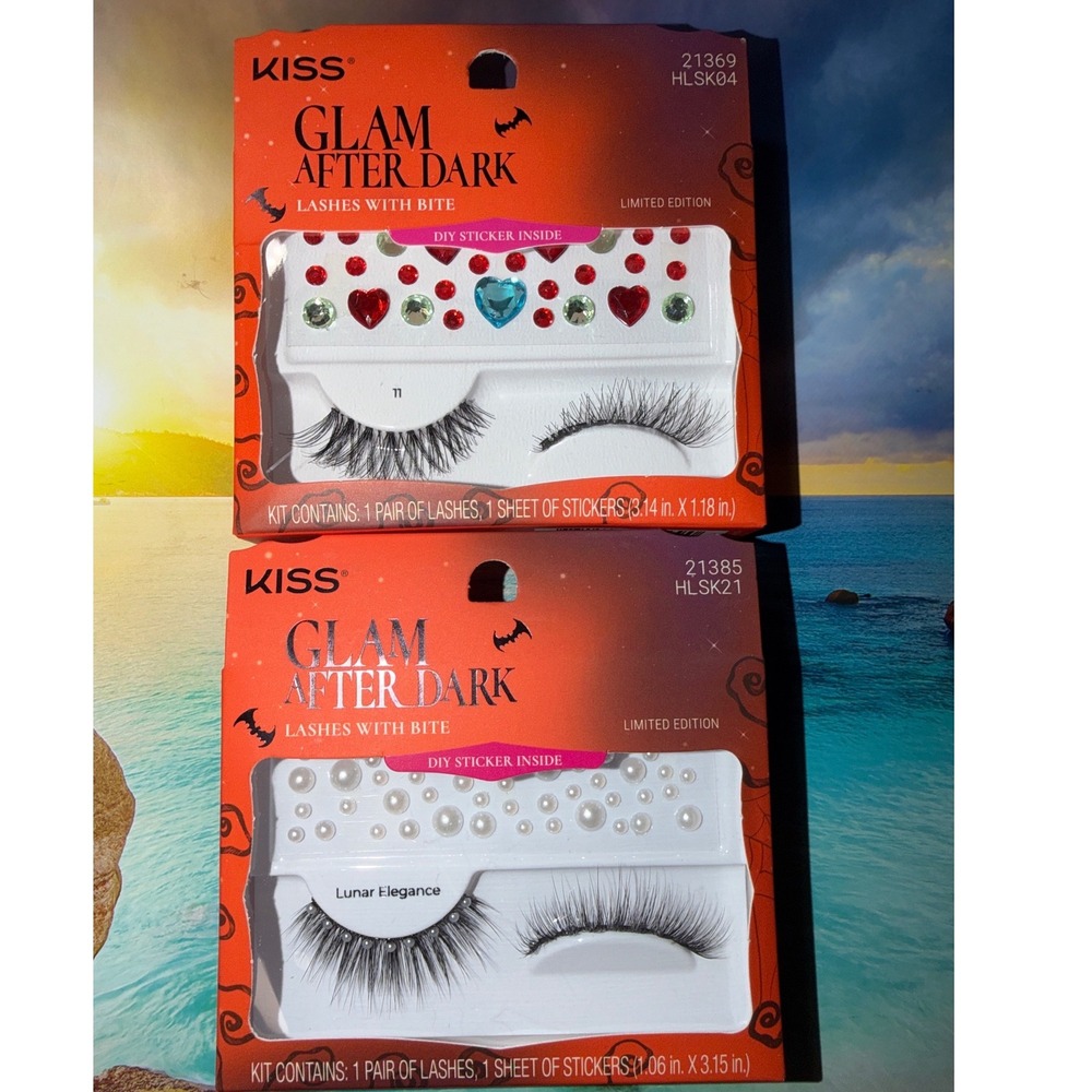 KISS Glam After Dark Limited Edition Lash Kit Bundle Lunar Elegance & Style 11